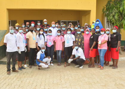 The volunteers and the widows